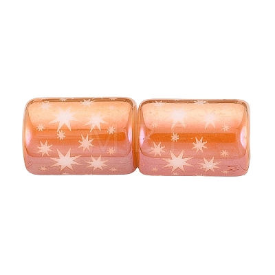Electroplate Glass Beads EGLA-Q137-01A-G01-1