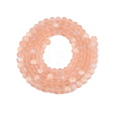 Transparent Glass Beads Strands EGLA-A044-T4mm-MB21-1