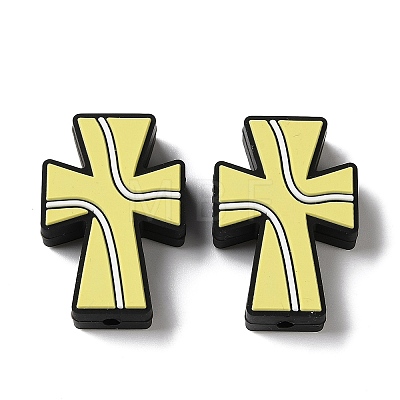 Sports Theme Silicone Beads SL-D001-02E-1