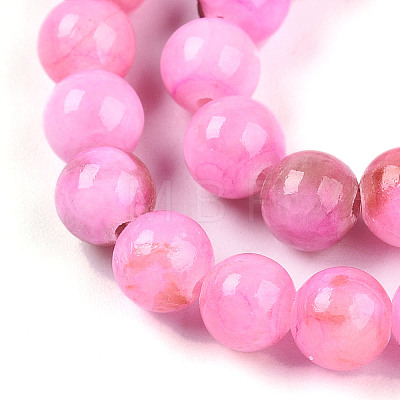 Natural Persian Jade Beads Strands G-A255-A02-01G-1