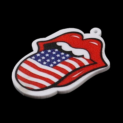 Independence Day Acrylic Pendants OACR-O007-05F-1