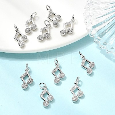 SHEGRACE Brass Clear Cubic Zirconia Charms XGRQ3P998-629P-1