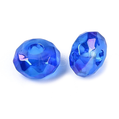 Transparent Acrylic European Beads OACR-E033-5G-1