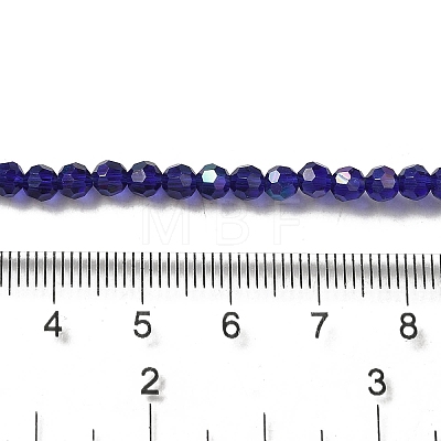 Electroplate Transparent Glass Beads Strands LS-EGLA-A035-T4mm-L06-1