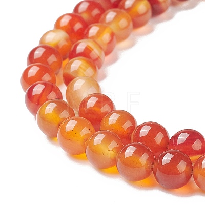 Natural Carnelian Beads Strands G-F718-07-1