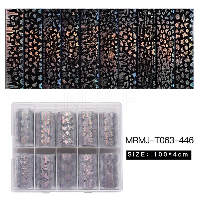 Shiny Laser Nail Art Transfer Stickers MRMJ-T063-446-1