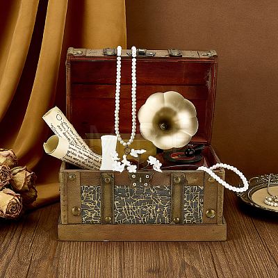 Retro Wood Jewelry Set Storage Organizer Boxes with Clasps CON-WH0115-96A-1