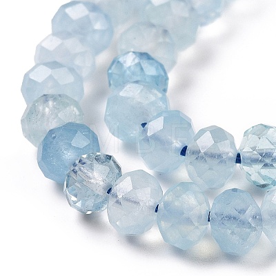Natural Aquamarine Beads Strands G-H278-05-1