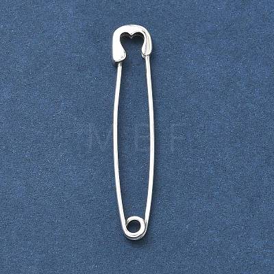 925 Sterling Silver Safety Pin Brooch Findings STER-H120-01P-1