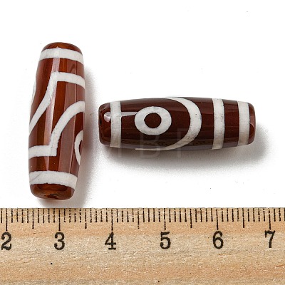 Tibetan Style dZi Beads Strands G-P526-A03-1