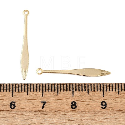 Brass Pendants X-KK-P310-10G-1