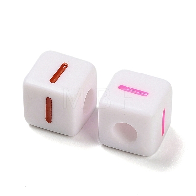 Opaque Acrylic Beads OACR-I022-01I-1