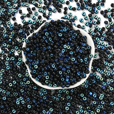 Metallic Colors Glass Seed Beads SEED-Z001-C-D12-1
