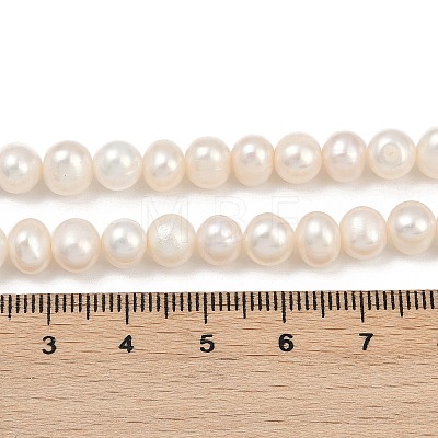 Natural Cultured Freshwater Pearl Beads Strands PEAR-I007-07Y-04A-1