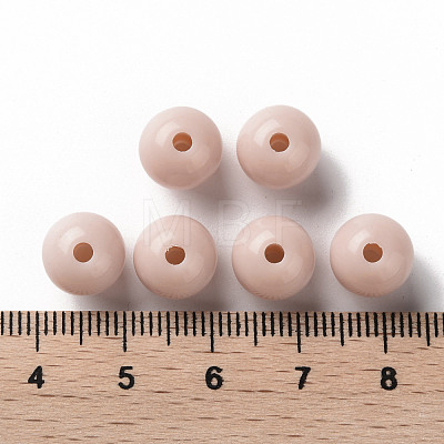 Opaque Acrylic Beads MACR-S370-C10mm-34-1
