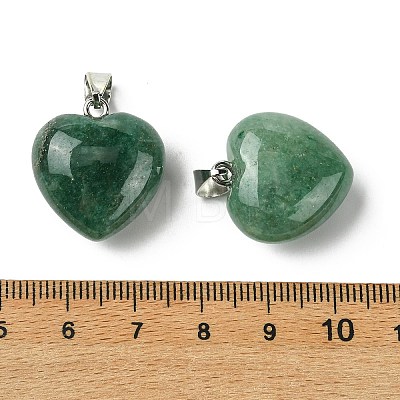 Natural Green Aventurine Pendants G-F820-10A-25-1