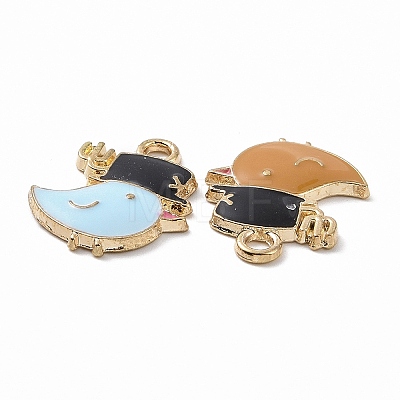 Alloy Enamel Pendants ENAM-B054-11G-1