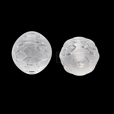 Frosted Acrylic Beads OACR-G037-01D-1