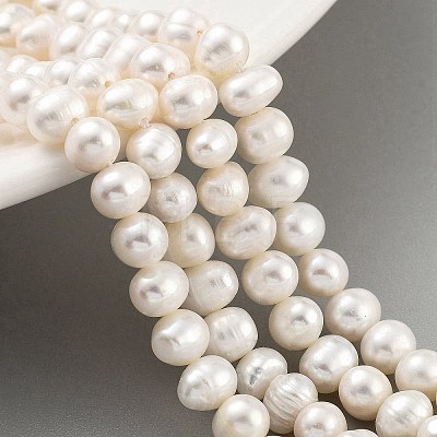 Natural Cultured Freshwater Pearl Beads Strands PEAR-C003-28-1