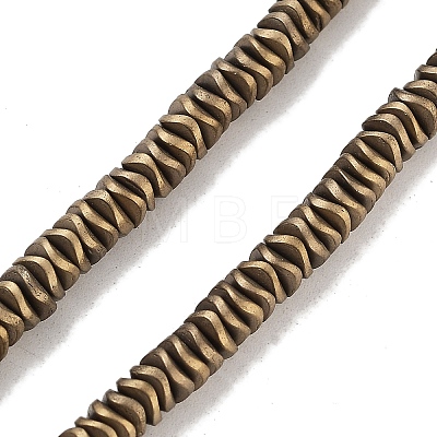 Electroplated Synthetic Non-magnetic Hematite Beads Strands G-H020-M01-17-1