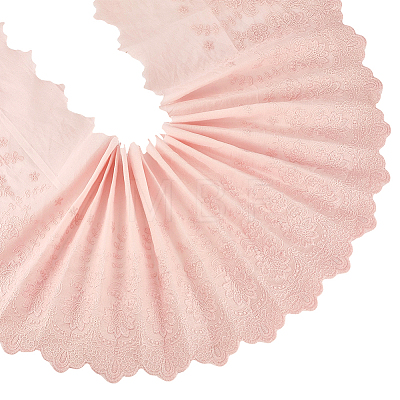 3Yards Cotton Embroidery Flower Pattern Ribbon OCOR-MA0001-83B-1