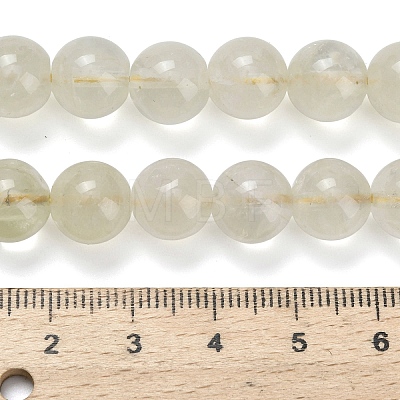 Natural Lemon Quartz(Heated) Beads Strands G-L642-B13-10mm-1