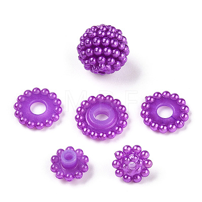 ABS Plastic Beads KY-T041-02-12MM-B-1