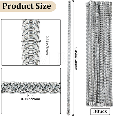 Carbon Steel Spiral Corset Boning Stay FIND-WH0420-01C-P-1