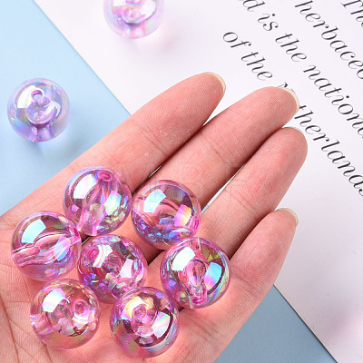 Transparent Acrylic Beads MACR-S370-B20mm-739-1