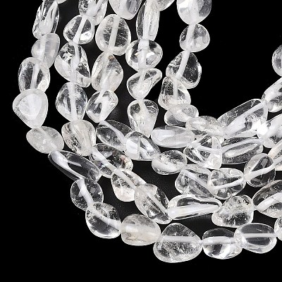 Natural Quartz Crystal Beads Strands G-K395-B01-02-1