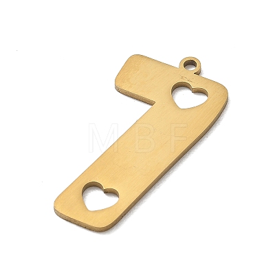 201 Stainless Steel Pendants SA-CBA3D3A-02G-1