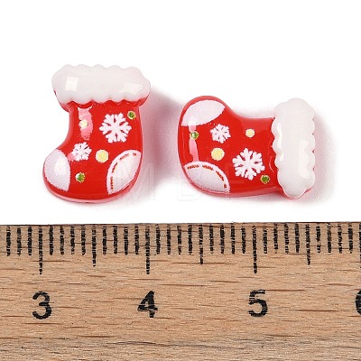 Christmas Theme Opque Resin Decoden Cabochons CRES-M036-03C-1