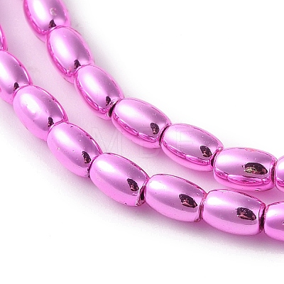 Electroplate Beads Strands X-EGLA-H104-02C-1