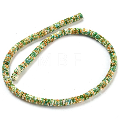 Baking Paint Synthetic Turquoise Beads Strands G-H060-02B-02-1