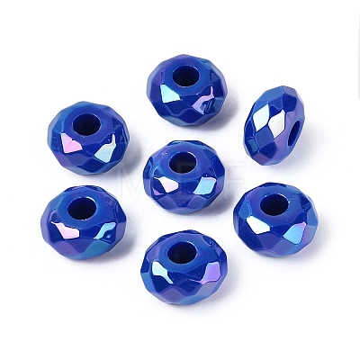 Opaque Acrylic European Beads OACR-E033-23D-1
