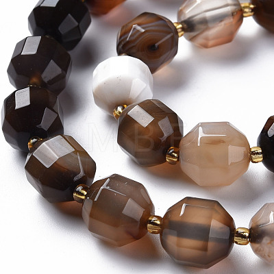 Natural Agate Beads Strands G-T131-118II-1