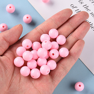 Opaque Acrylic Beads MACR-S370-C12mm-A01-1