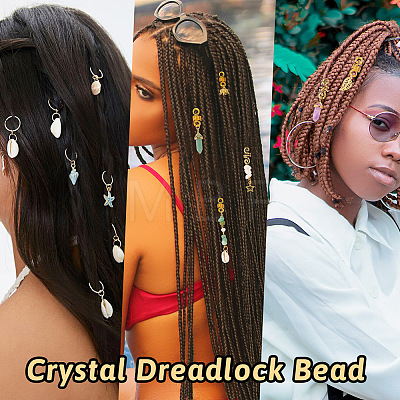 DIY Alloy Hair Dreadlocks Braiding Kits DIY-TA0004-48-1