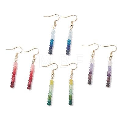 Dyed Natural Malaysia Jade Dangle Earrings EJEW-JE06874-1