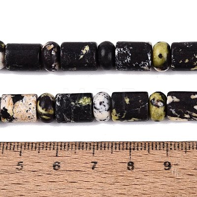 Natural Yellow Turquoise(Jasper) Beads Strands G-Q616-09A-1