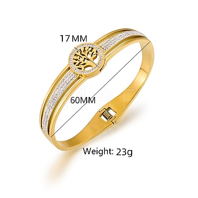 Stainless Steel Hinged Bangles for Women WGCD00D-01-1