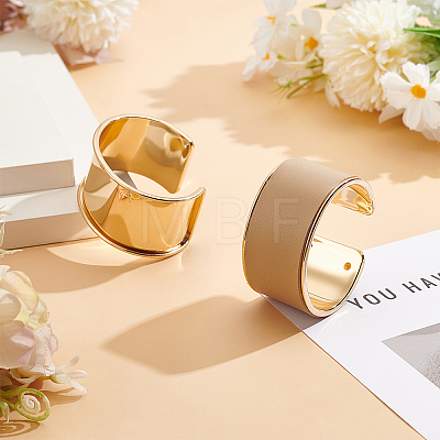 2Pcs Alloy Grooved Bangles FIND-UN0015-98A-1