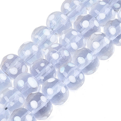 Handmade Lampwork Beads Strands LAMP-N037-05A-1