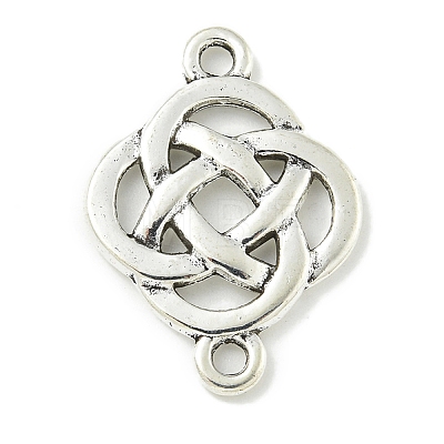 Tibetan Style Alloy Connector Charms TIBE-I026-6023AS-1