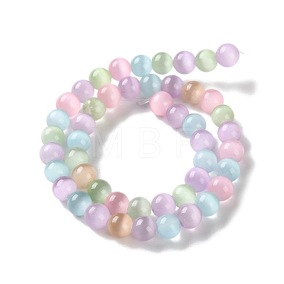 Cat Eye Beads Strands X-CE-P004-A-8mm-1