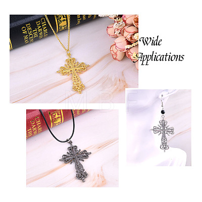 Craftdady Hollow Alloy Big Pendants PALLOY-CD0001-07-1