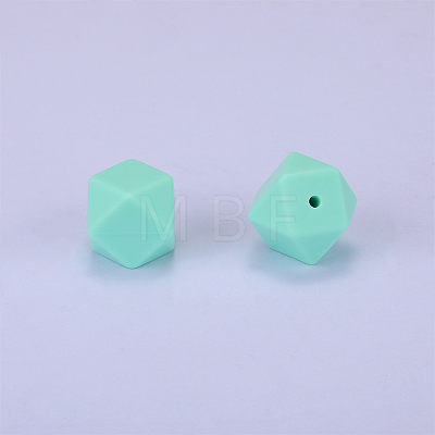 Hexagonal Silicone Beads SI-JX0020A-38-1