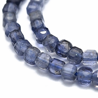 Natural Iolite Beads Strands G-E576-68-1