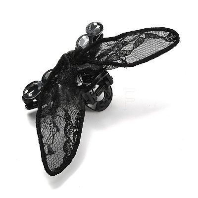 Polyester & Resin & Rhinestone Claw Hair Clips MRMJ-P021-04A-1