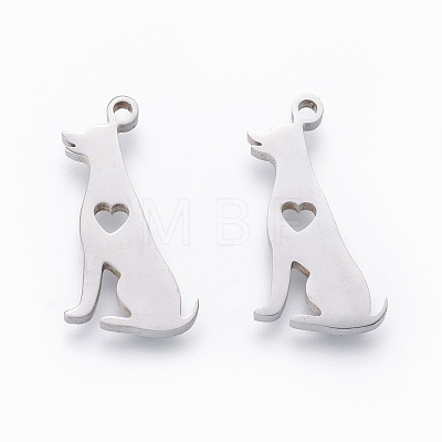 201 Stainless Steel Pendants X-STAS-F231-061P-1